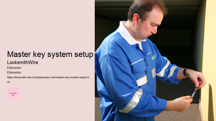 Master key system setup