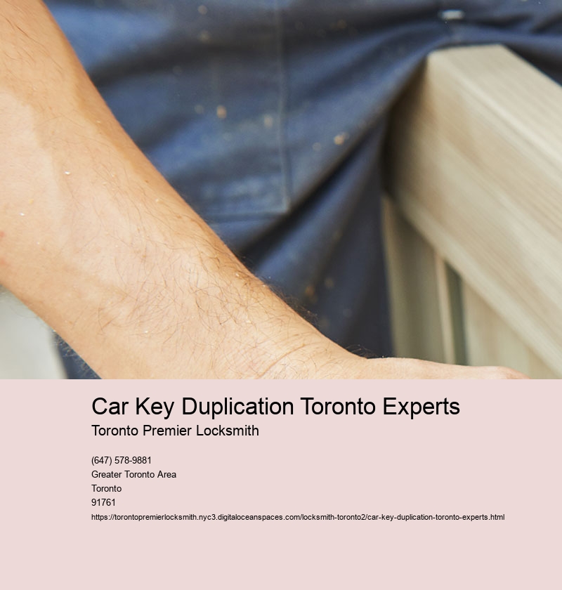 Car Key Duplication Toronto Experts