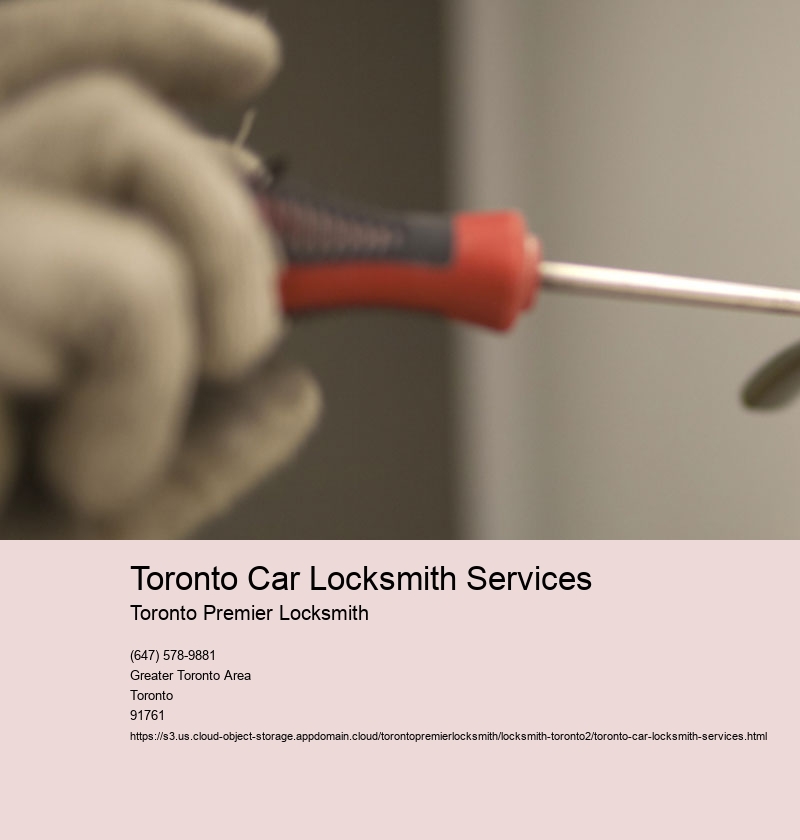 Toronto Car Locksmith Services
